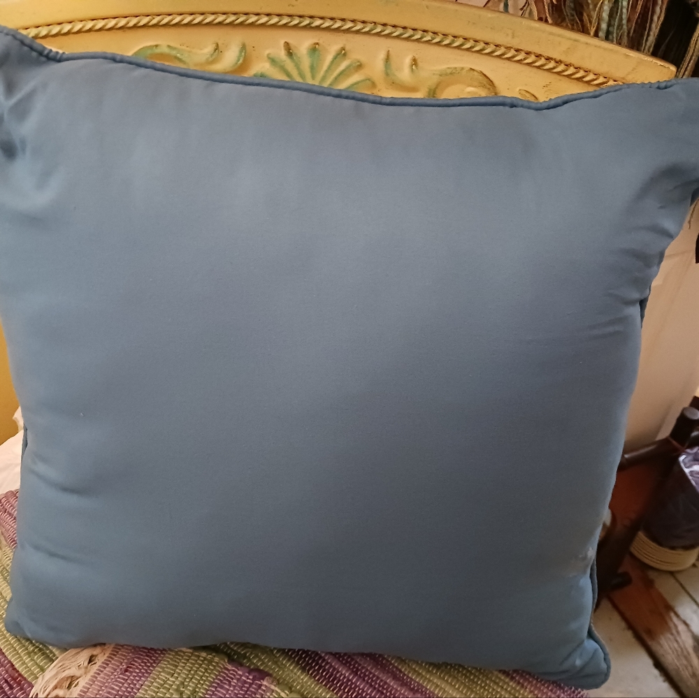 🎋NEW! Shabby Chic Farmhouse Thankful Grateful Blessed LARGE Accent Throw Pillow - Picture 3 of 4
